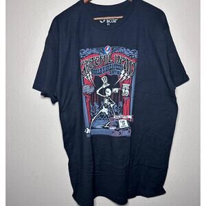 Liquid Blue 🎪 “Grateful Dead World’s Greatest Show” Skeleton Tee – Size XL
